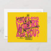 Scooby Doo Wo bist du Punk Gitarre Riff? Postkarte (Vorne/Hinten)