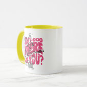 Scooby Doo Wo bist du Punk Gitarre Riff? Tasse (Vorderseite Links)