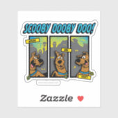 Scooby Doo Wo sind Sie Comic-Panels Aufkleber (Blatt)
