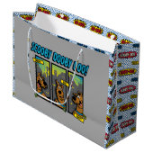 Scooby Doo Wo sind Sie Comic-Panels Große Geschenktüte (Vorderseite Schrägansicht)