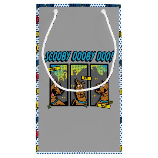 Scooby Doo Wo sind Sie Comic-Panels Kleine Geschenktüte (Rückseite)