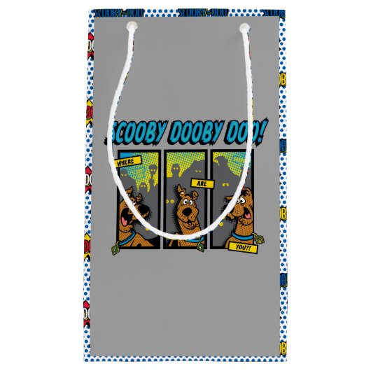 Scooby Doo Wo sind Sie Comic-Panels Kleine Geschenktüte (Vorderseite)
