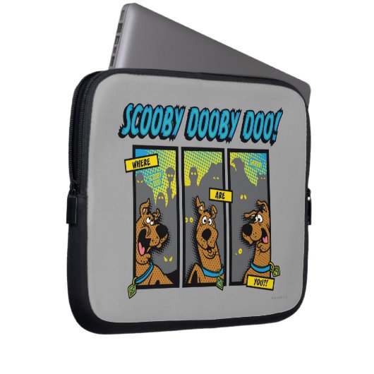 Scooby Doo Wo sind Sie Comic-Panels Laptopschutzhülle (Vorne Rechts)