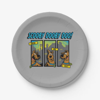 Scooby Doo Wo sind Sie Comic-Panels Pappteller