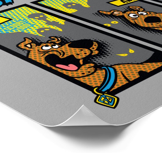 Scooby Doo Wo sind Sie Comic-Panels Poster (Ecke)