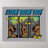 Scooby Doo Wo sind Sie Comic-Panels Poster (Vorne)