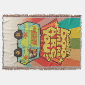 Scooby-Doo | "Wo sind Sie?" Retro Cartoon Van Decke (Vorderseite)