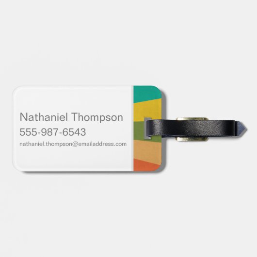 Scooby-Doo | "Wo sind Sie?" Retro Cartoon Van Gepäckanhänger (Rückseite horizontal)