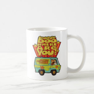 Scooby-Doo "Wo sind Sie?" Retro Cartoon Van Kaffeetasse