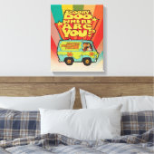 Scooby-Doo | "Wo sind Sie?" Retro Cartoon Van Leinwanddruck (Insitu (Schlafzimmer))