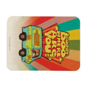 Scooby-Doo | "Wo sind Sie?" Retro Cartoon Van Magnet (Horizontal)
