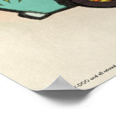 Scooby-Doo | "Wo sind Sie?" Retro Cartoon Van Poster (Ecke)