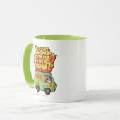Scooby-Doo | "Wo sind Sie?" Retro Cartoon Van Tasse (Vorderseite Links)