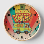 Scooby-Doo | "Wo sind Sie?" Retro Cartoon Van Uhr (Vorderseite)