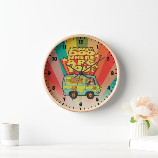 Scooby-Doo | "Wo sind Sie?" Retro Cartoon Van Uhr (Zuhause)