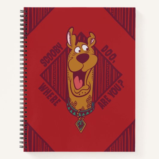 Scooby-Doo Wo sind Sie Tribal Graphic Notizblock (Vorderseite)