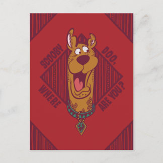 Scooby-Doo Wo sind Sie Tribal Graphic Postkarte