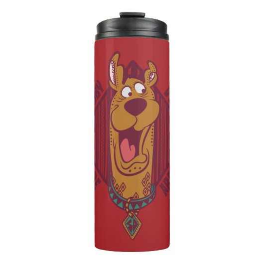 Scooby-Doo Wo sind Sie Tribal Graphic Thermosbecher (Vorderseite)