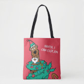 Scooby-Doo Wrapped In Wreaths Tasche (Vorderseite)