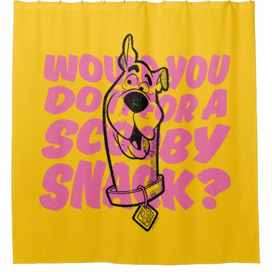 Scooby-Doo |Würden Sie es für einen Scooby-Imbiss Duschvorhang (Vorderseite)
