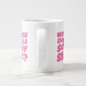 Scooby-Doo |Würden Sie es für einen Scooby-Imbiss  Jumbo-Tasse (Rückseite)