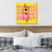 Scooby-Doo |Würden Sie es für einen Scooby-Imbiss Leinwanddruck (Insitu (Schlafzimmer))