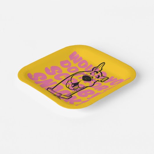 Scooby-Doo |Würden Sie es für einen Scooby-Imbiss  Pappteller (Gewinkelt)