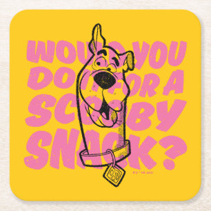 Scooby-Doo Würden Sie es für einen Scooby-Imbiss Rechteckiger Pappuntersetzer