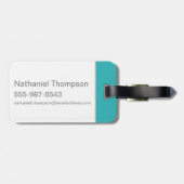 Scooby-Doo "Yikes!" Halbtongraphik Gepäckanhänger (Rückseite horizontal)