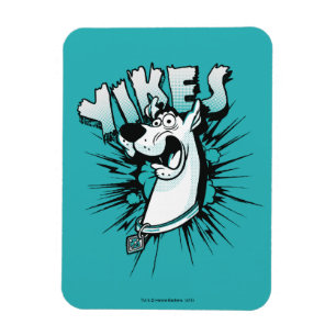 Scooby-Doo "Yikes!" Halbtongraphik Magnet