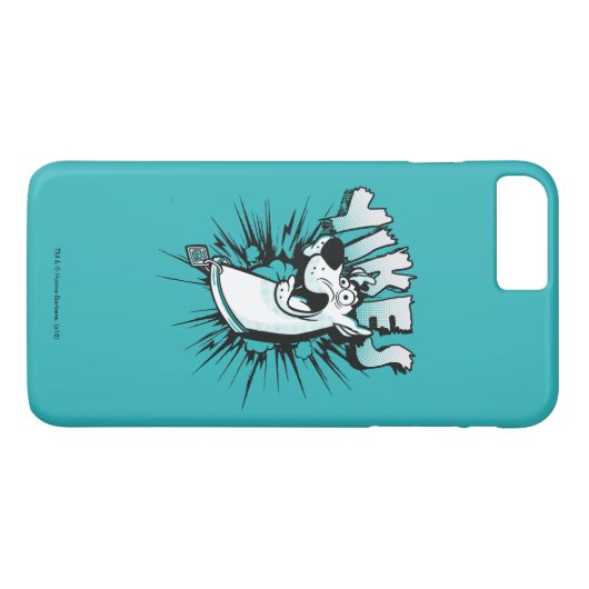 Scooby-Doo "Yikes!" Halftone Graphic Case-Mate iPhone Hülle (Rückseite (Horizontal))