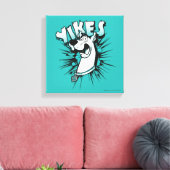 Scooby-Doo "Yikes!" Halftone Graphic Leinwanddruck (Insitu (Wohnzimmer))