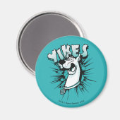 Scooby-Doo "Yikes!" Halftone Graphic Magnet (Vorderseite/Rückseite)