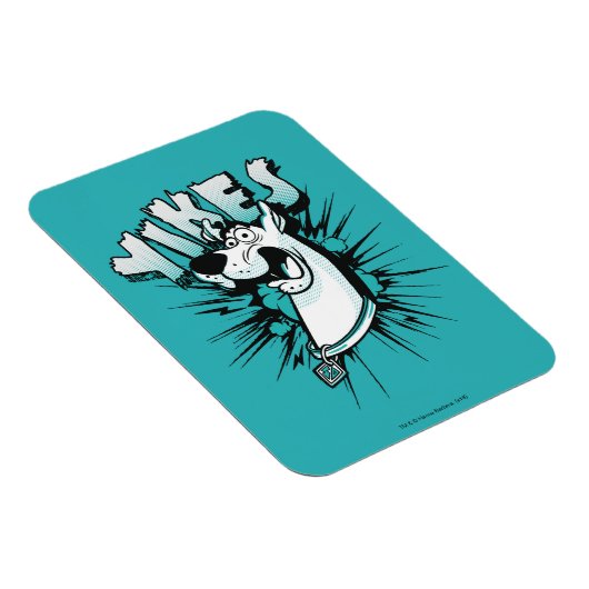 Scooby-Doo "Yikes!" Halftone Graphic Magnet (Rechte Seite)