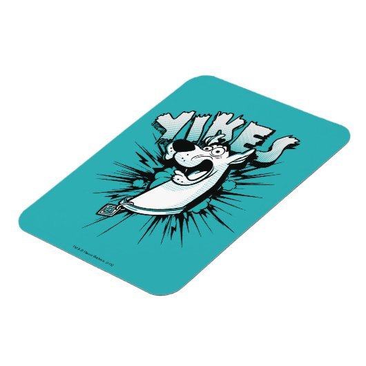 Scooby-Doo "Yikes!" Halftone Graphic Magnet (Linke Seite)