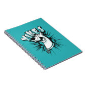 Scooby-Doo "Yikes!" Halftone Graphic Notizblock (Rechte Seite)