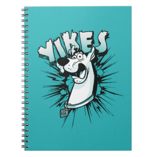 Scooby-Doo "Yikes!" Halftone Graphic Notizblock