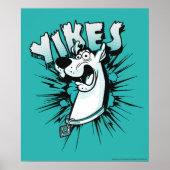 Scooby-Doo "Yikes!" Halftone Graphic Poster (Vorne)