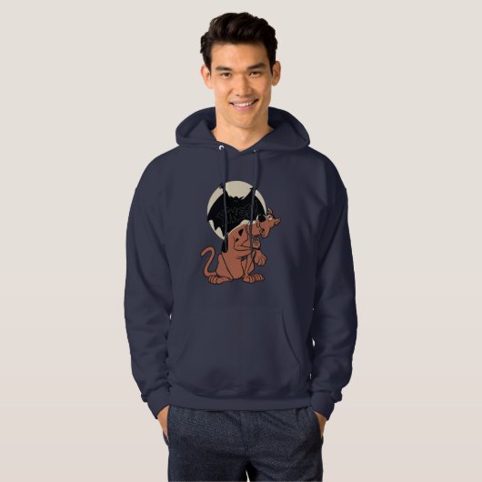 Scooby-Doo "Yikes!" Vampire Shadow Hoodie (Vorne ganz)
