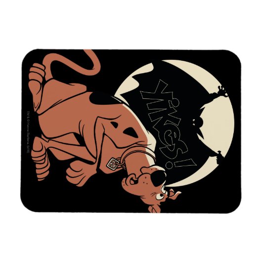 Scooby-Doo "Yikes!" Vampire Shadow Magnet (Horizontal)