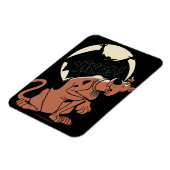 Scooby-Doo "Yikes!" Vampire Shadow Magnet (Linke Seite)