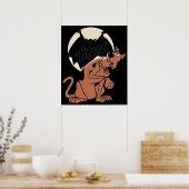 Scooby-Doo "Yikes!" Vampire Shadow Poster (Küche)