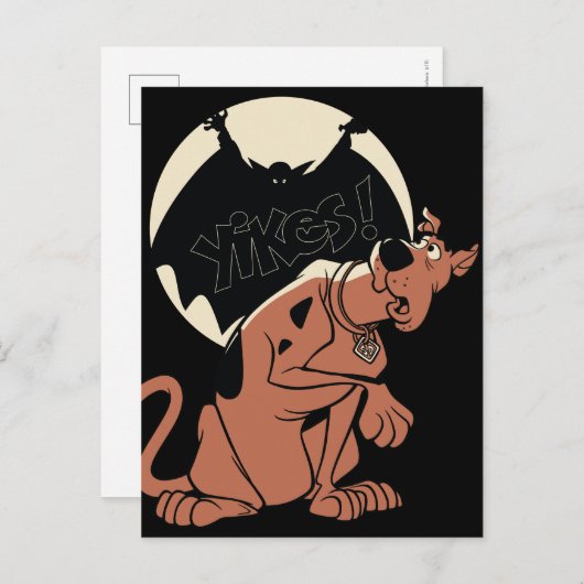 Scooby-Doo "Yikes!" Vampire Shadow Postkarte (Vorne/Hinten)