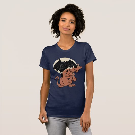 Scooby-Doo "Yikes!" Vampire Shadow T-Shirt (Vorne ganz)