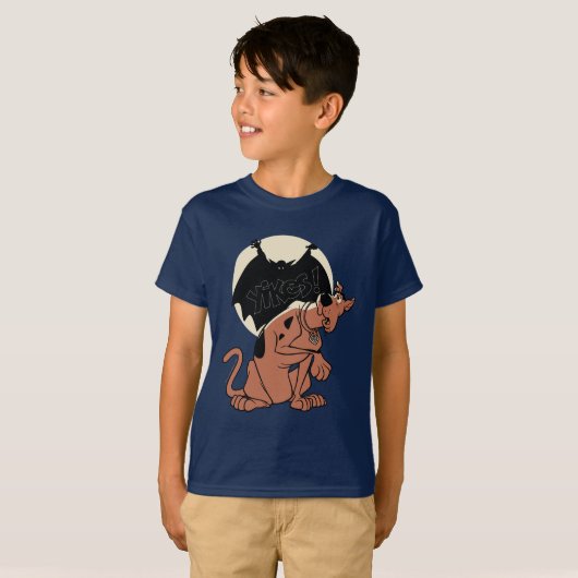 Scooby-Doo "Yikes!" Vampire Shadow T-Shirt (Vorne ganz)