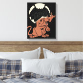 Scooby-Doo "Yikes!" Vampirs-Schatten Leinwanddruck (Insitu (Schlafzimmer))