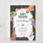 Scooby-Doo-Zeichen | Groovy Baby Shower Einladung (Vorderseite)