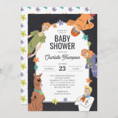 Scooby-Doo-Zeichen | Groovy Baby Shower Einladung (Vorne/Hinten)