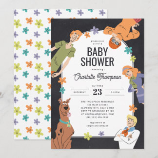 Scooby-Doo-Zeichen | Groovy Baby Shower Einladung