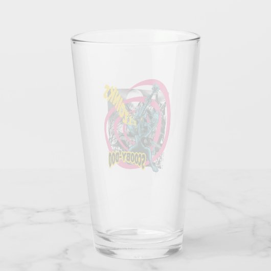 Scooby-Doo Zoinks Punk Guitar Graphic Glas (Rückseite)